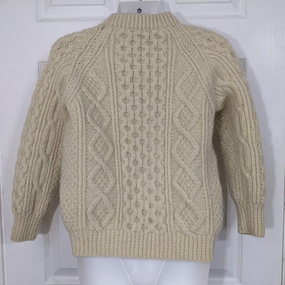 A Donegal Original by Pallas Vintage Hand Knitted 100% Wool Sweater - M* READ